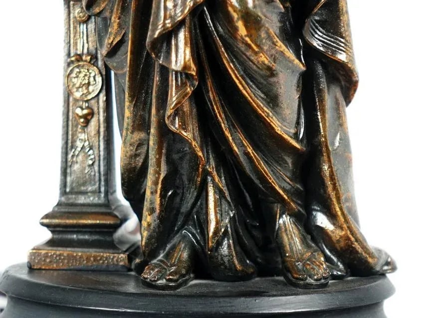 1960s European Bronze Table Lamp - 3