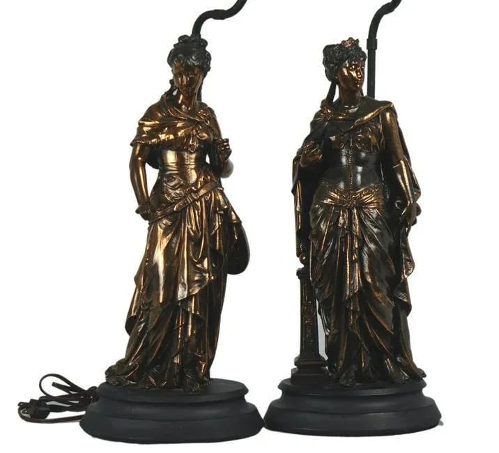 1960s European Bronze Table Lamp - 5