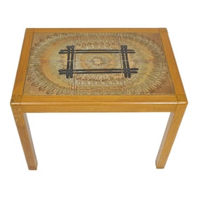 Late 20th Century Small decorative Table with Tile top