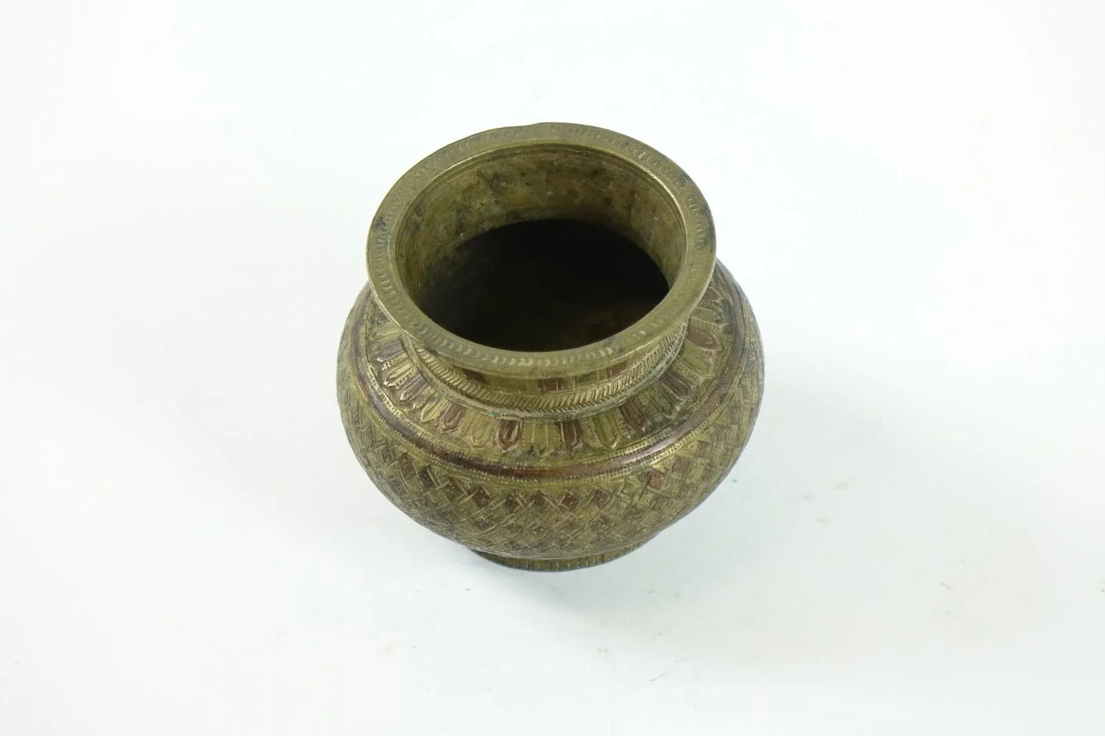 19th Century Antique Brass Jar - 2