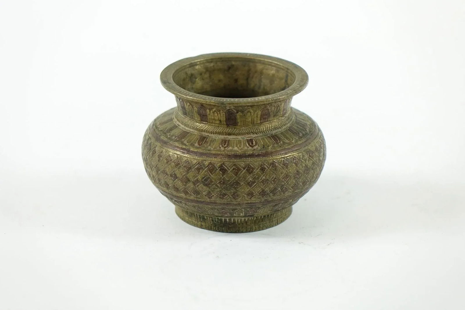 19th Century Antique Brass Jar - 4