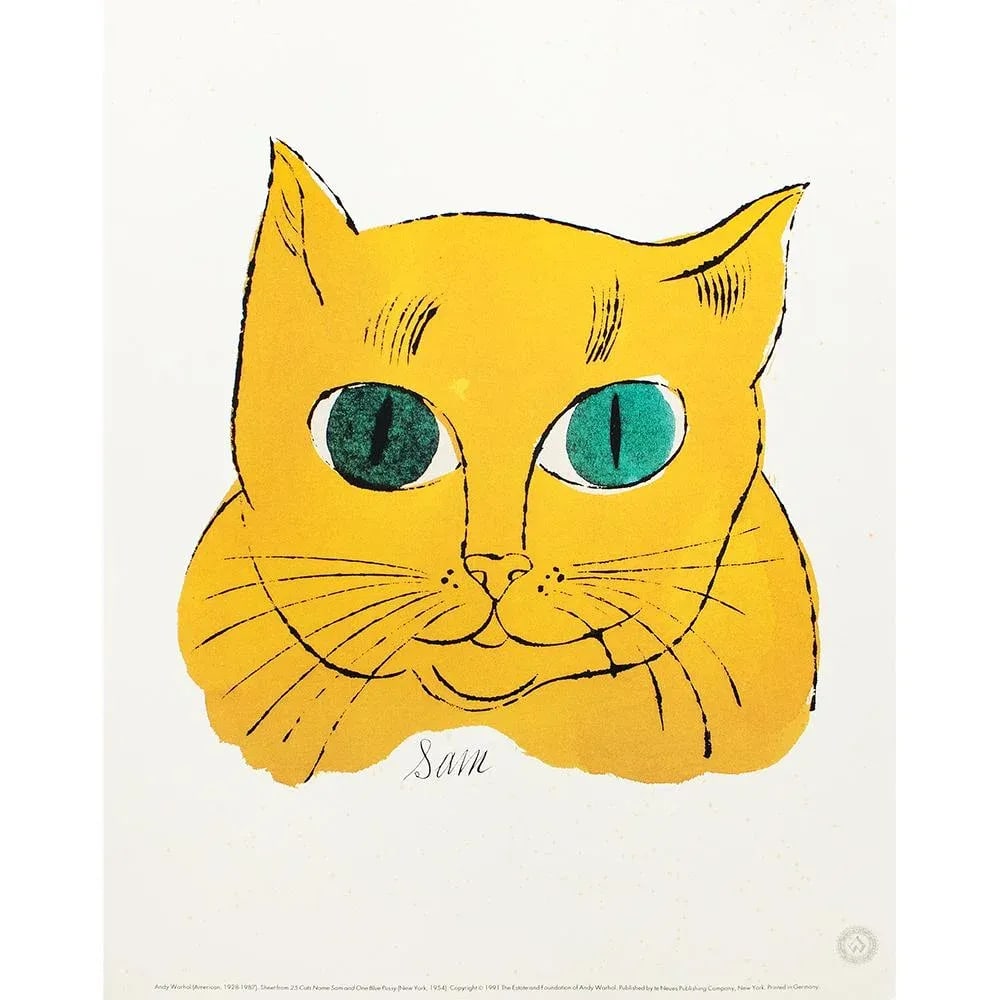 1993 the Andy Warhol Foundation Lithograph After Andy Warhol "Sam" - 8