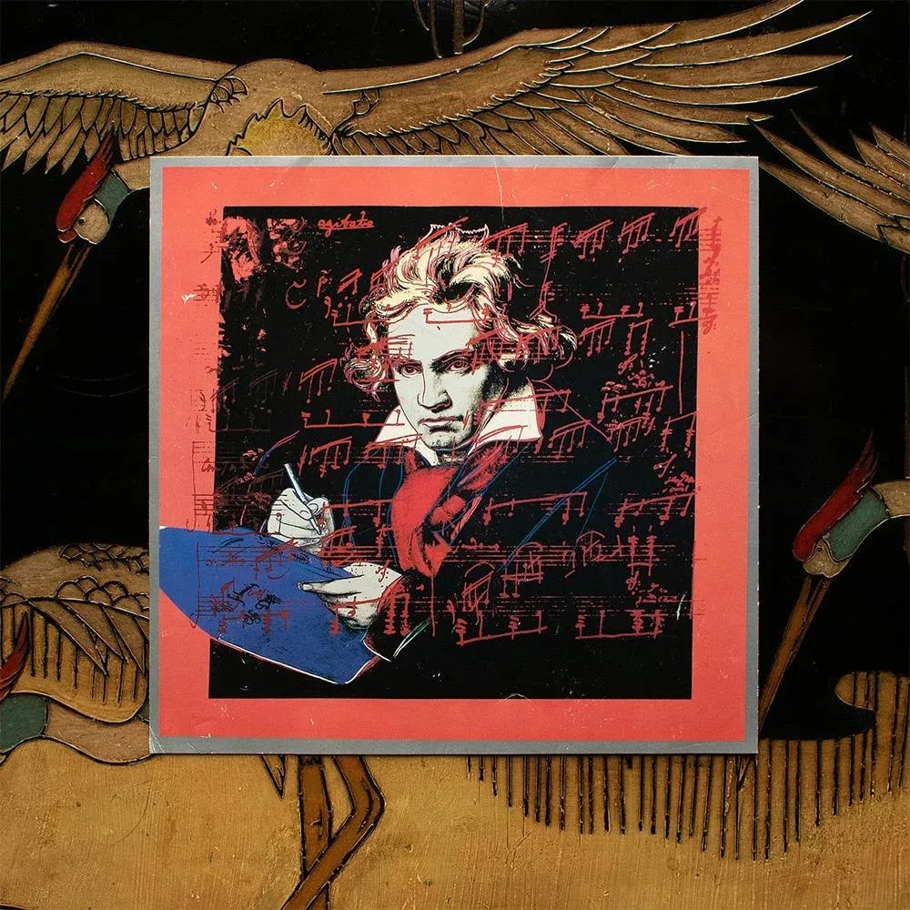 1990 Andy Warhol "Beethoven, 1987", Print Book Cover - 3