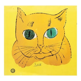 1993 Andy Warhol "25 Cats Name Sam", Print Book Cover
