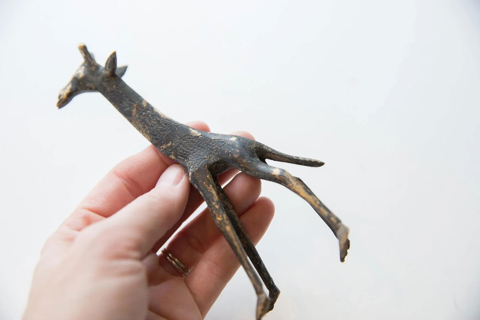 Vintage Bronze African Giraffe - 5