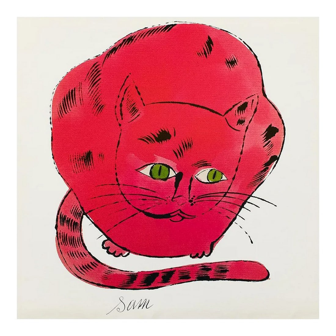 The Andy Warhol Foundation After Andy Warhol "Sam", Full-Color Print (1 of 9)
