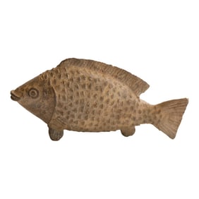 Vintage African Fish Sculpture