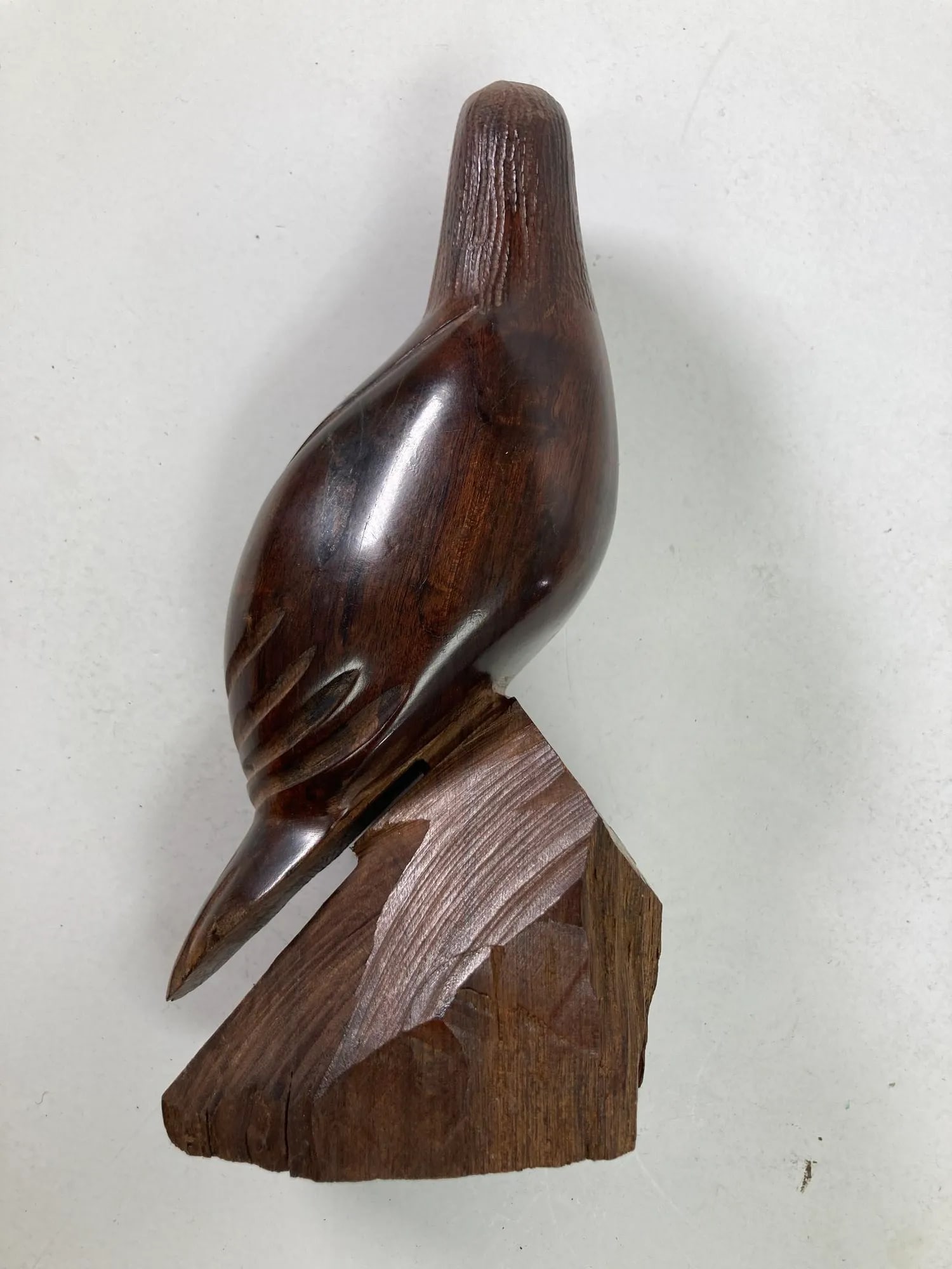Carved Wood Falcon Sculpture 1960s - 11