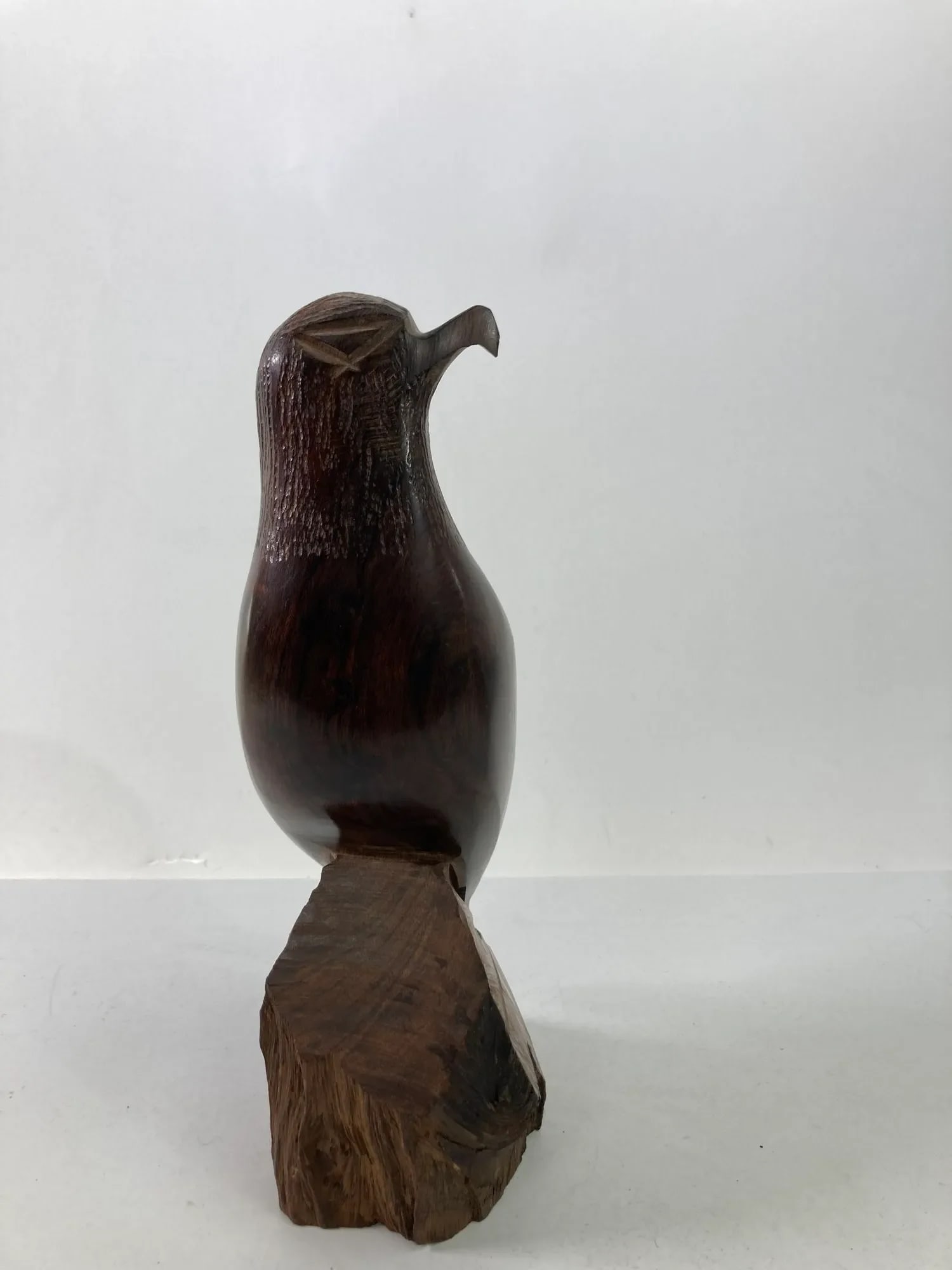 Carved Wood Falcon Sculpture 1960s - 4