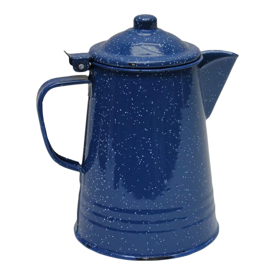 Vintage Blue Enamel Graniteware / Splatterware Kettle (1 of 13)