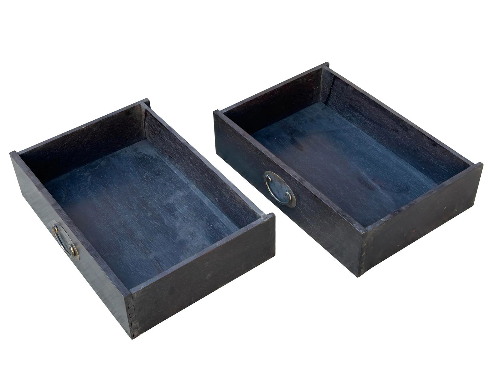 Chinese Dark Brown Black Huali Rosewood Plain Ming Style Altar Table - 8