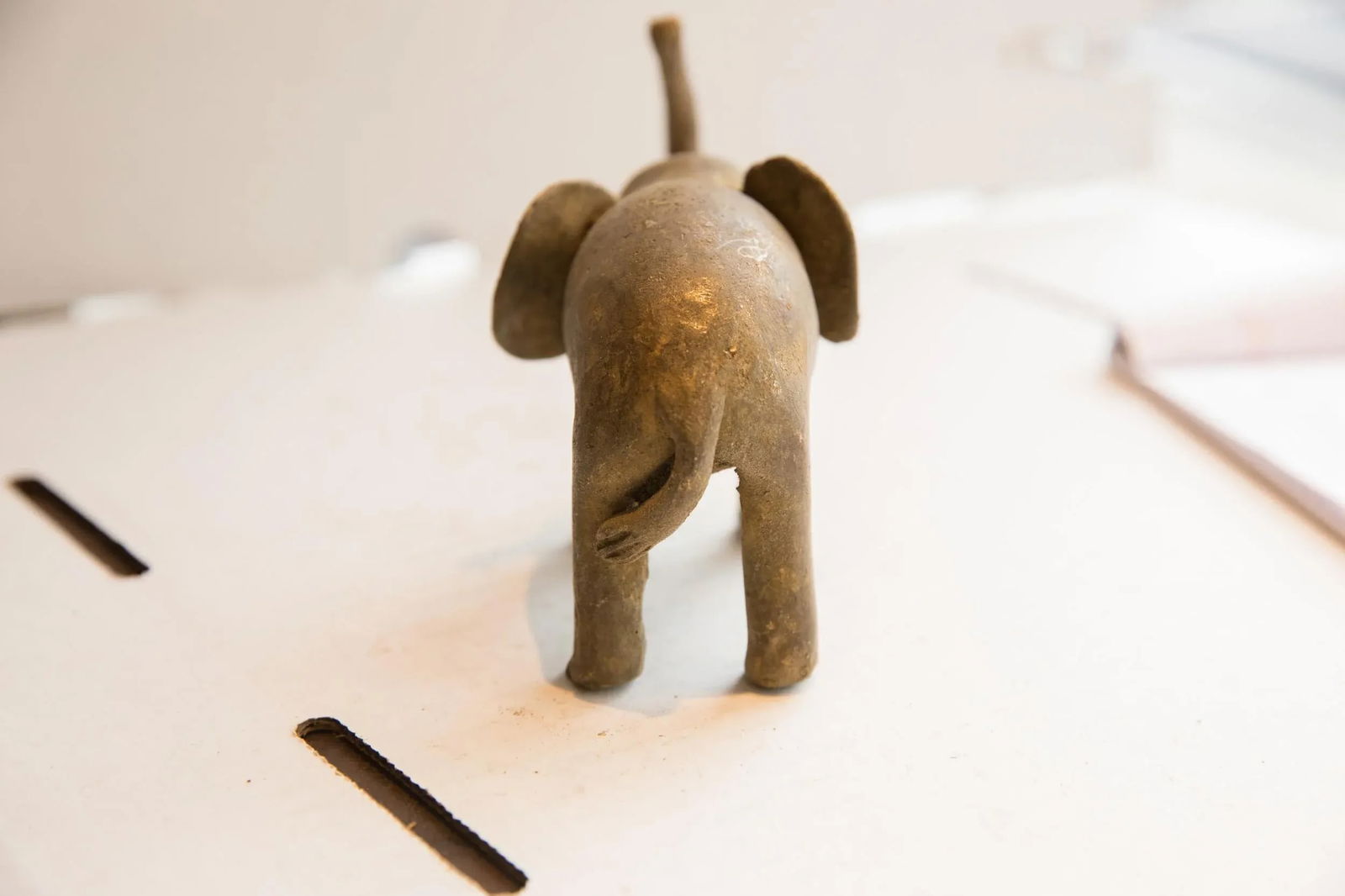 Vintage African Elephant Sculpture - 3