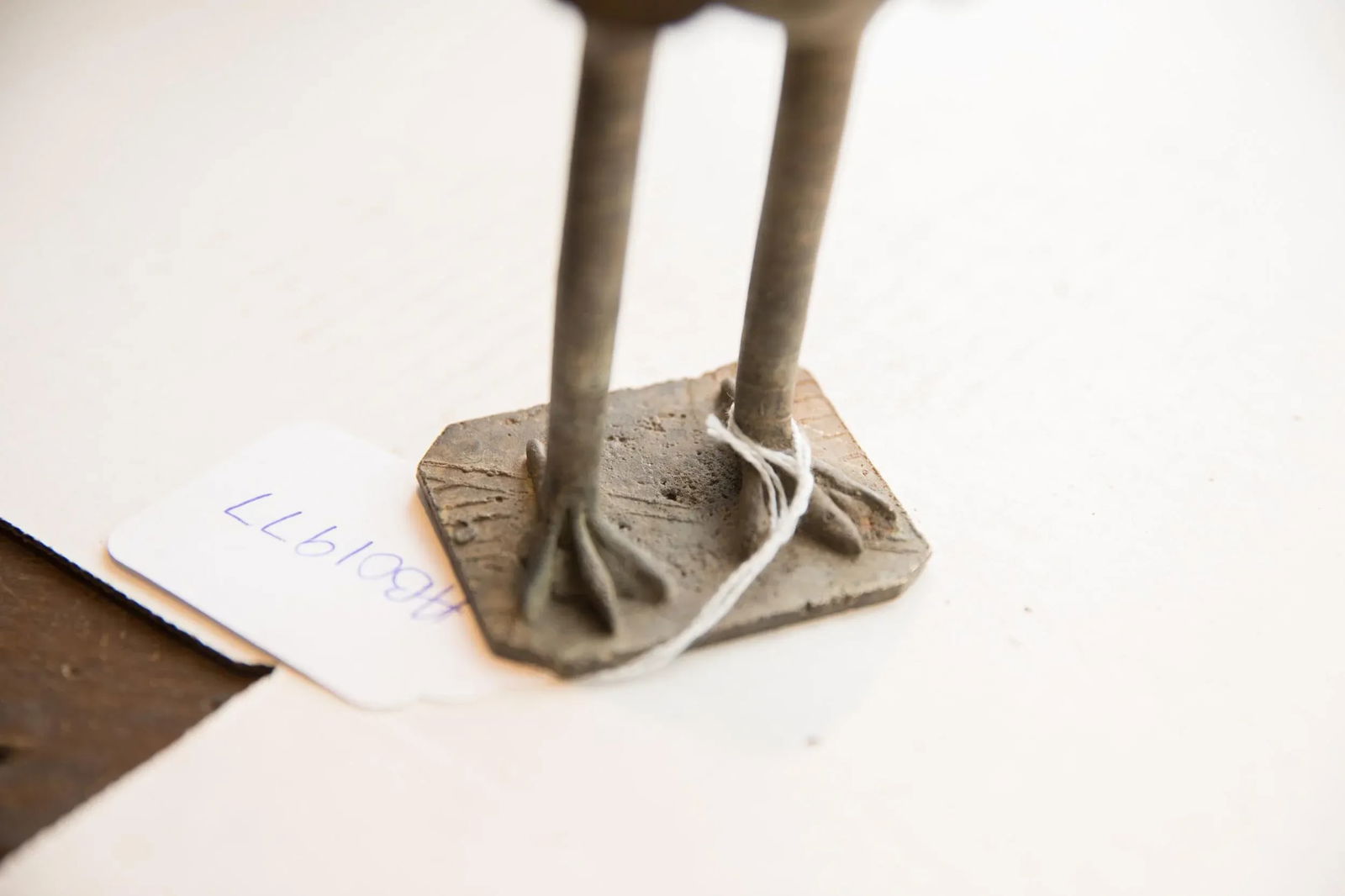 Vintage African Backwards Facing Bird Sculpture - 6