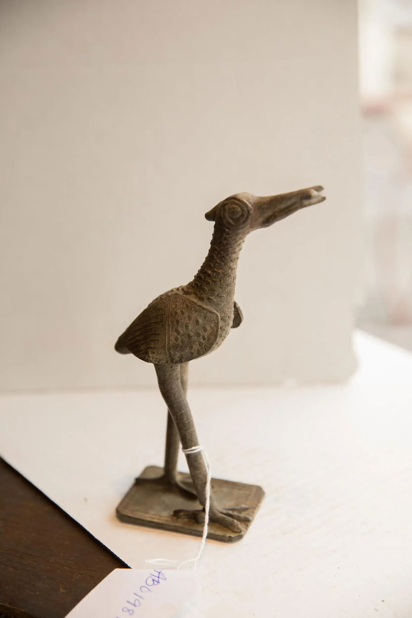Vintage African Bird With Fish Sculpture - 6