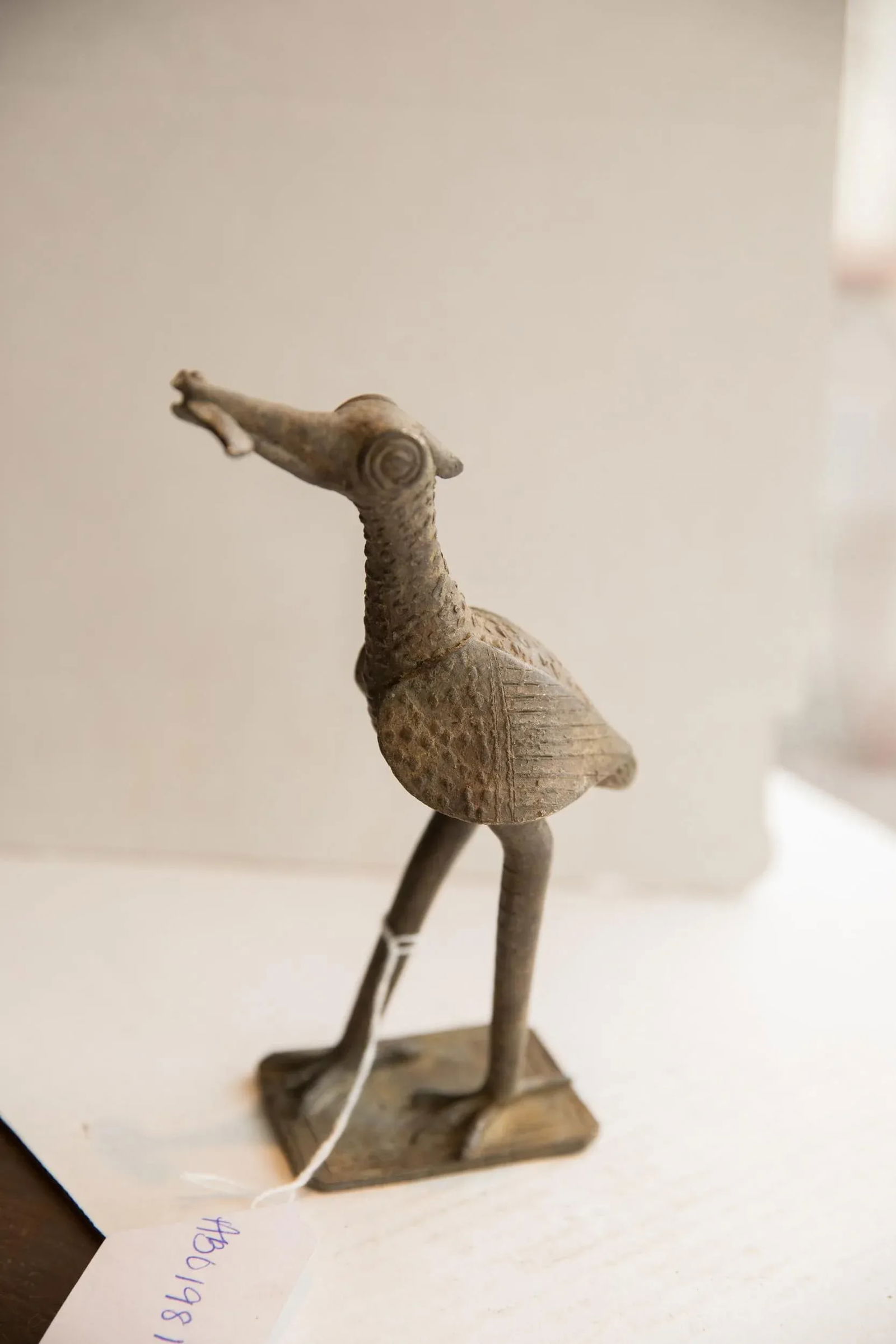 Vintage African Bird With Fish Sculpture - 7
