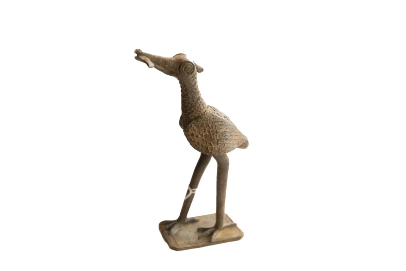 Vintage African Bird With Fish Sculpture - 9