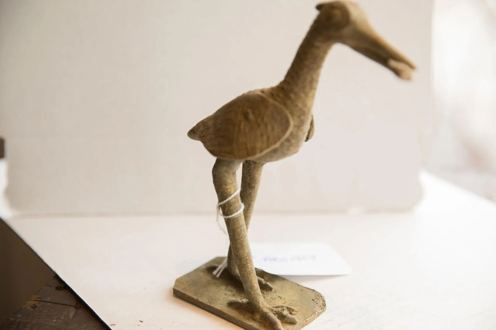 Vintage African Bird With Fish Sculpture - 5