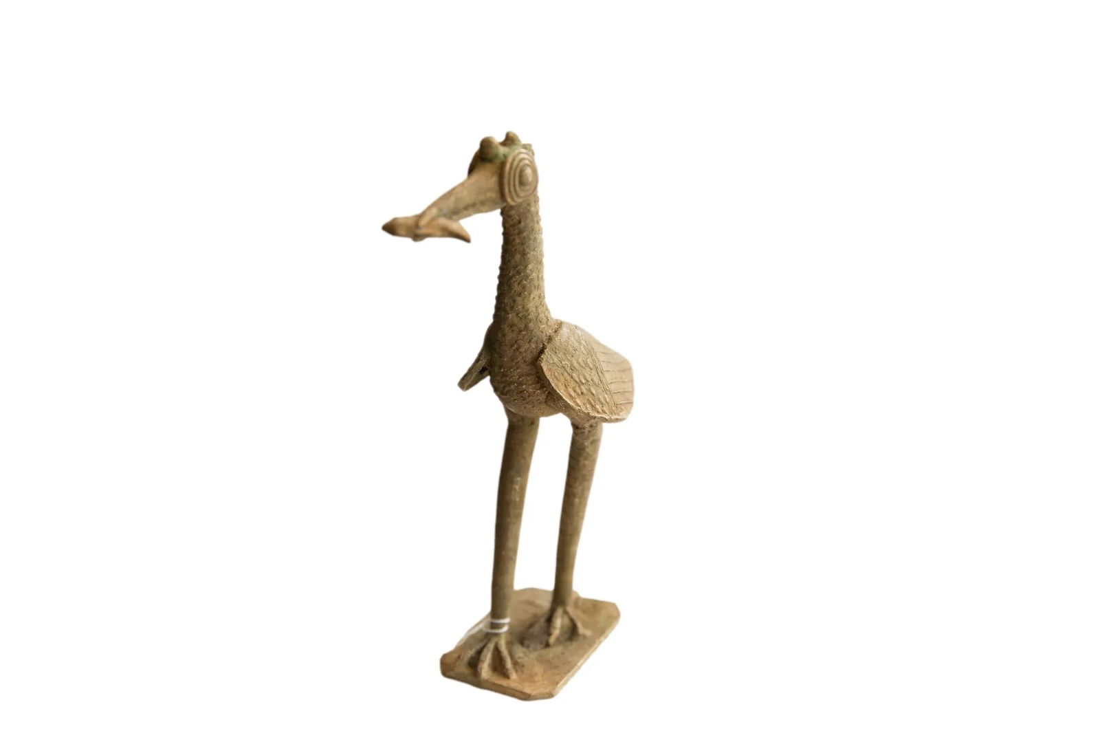 Vintage African Bird With Fish Sculpture - 7