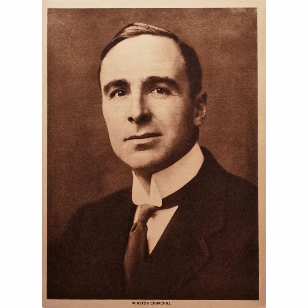 American and British Winston Churchills - Original Period Antique Prints, Set of 2 - 6