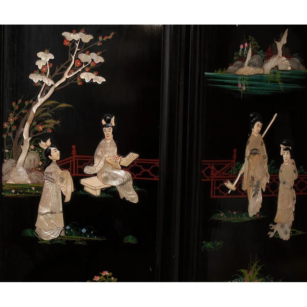 Early 20th Century Chinoiserie Coromandel Screen - 4