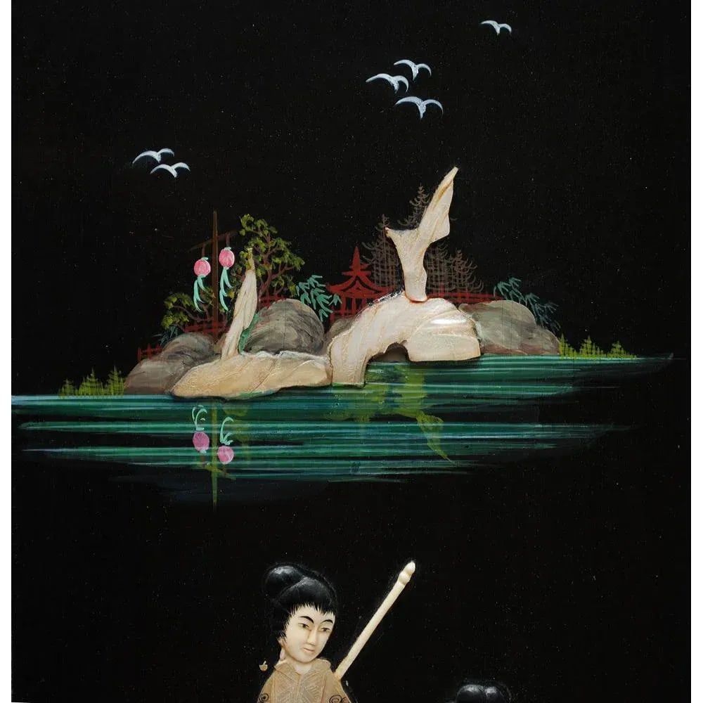 Early 20th Century Chinoiserie Coromandel Screen - 5