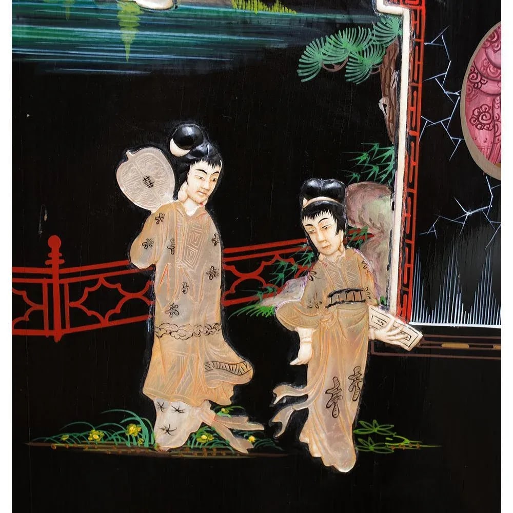Early 20th Century Chinoiserie Coromandel Screen - 6