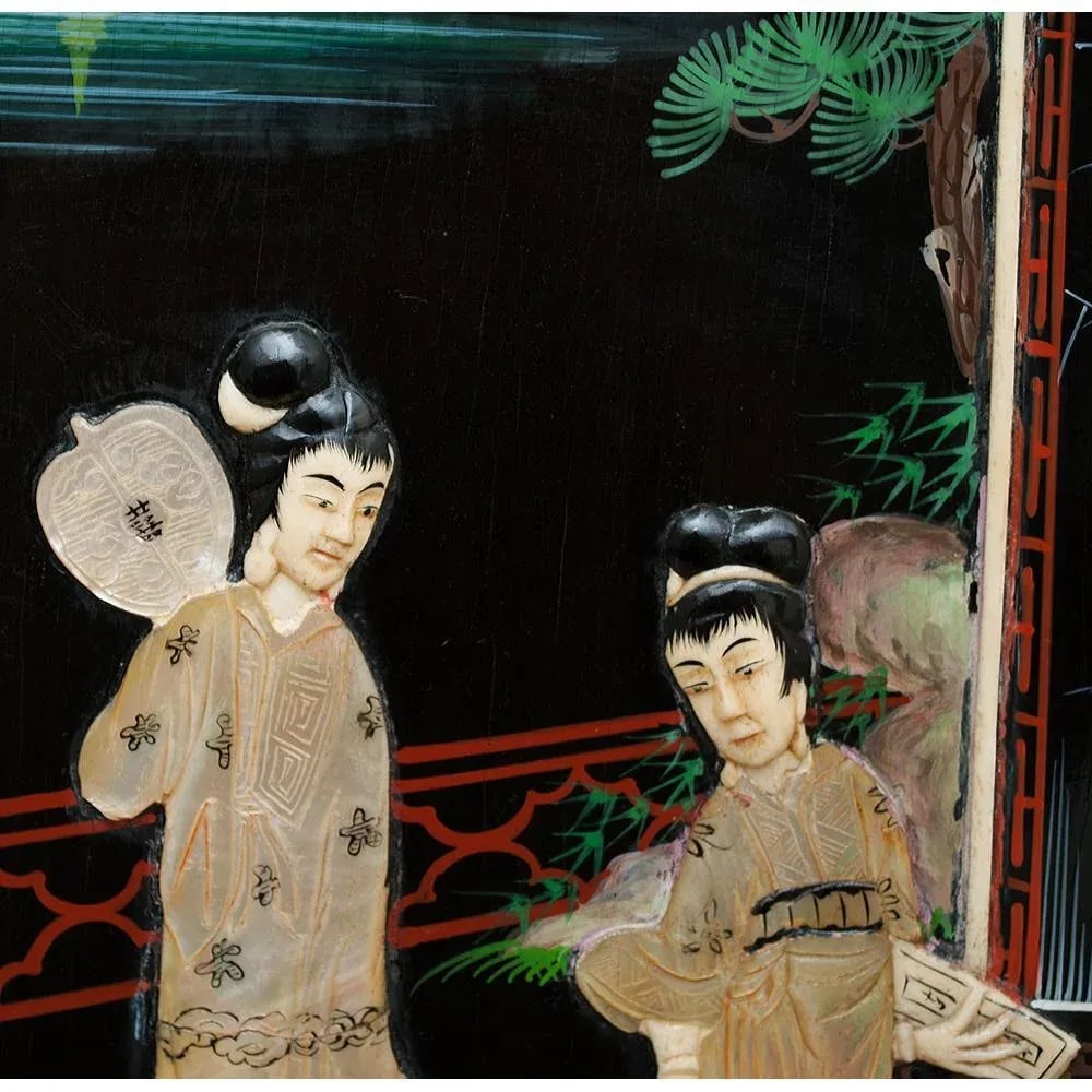 Early 20th Century Chinoiserie Coromandel Screen - 7