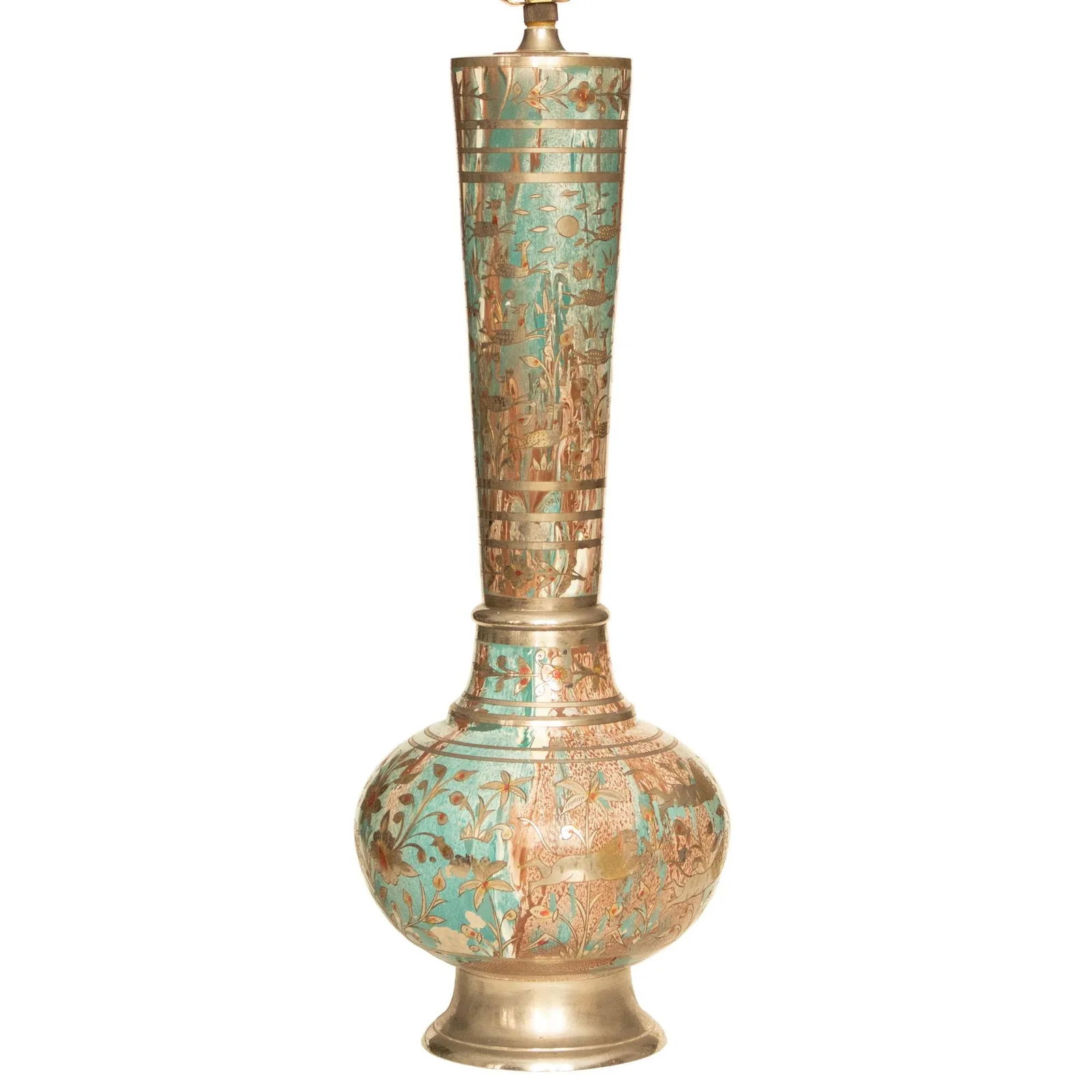 1950s Vintage Indo-Persian Table Lamp - 2