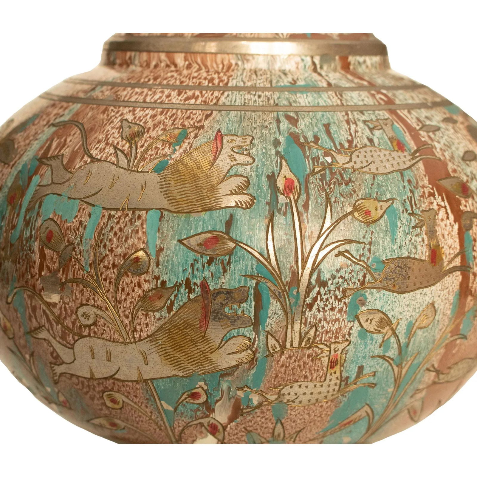 1950s Vintage Indo-Persian Table Lamp - 8