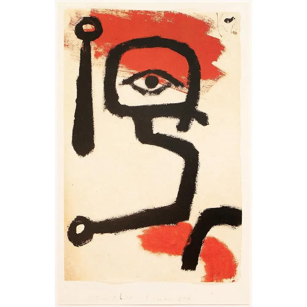 1989 After Paul Klee "The Timpanist", Full-Color Parisian Print - 8