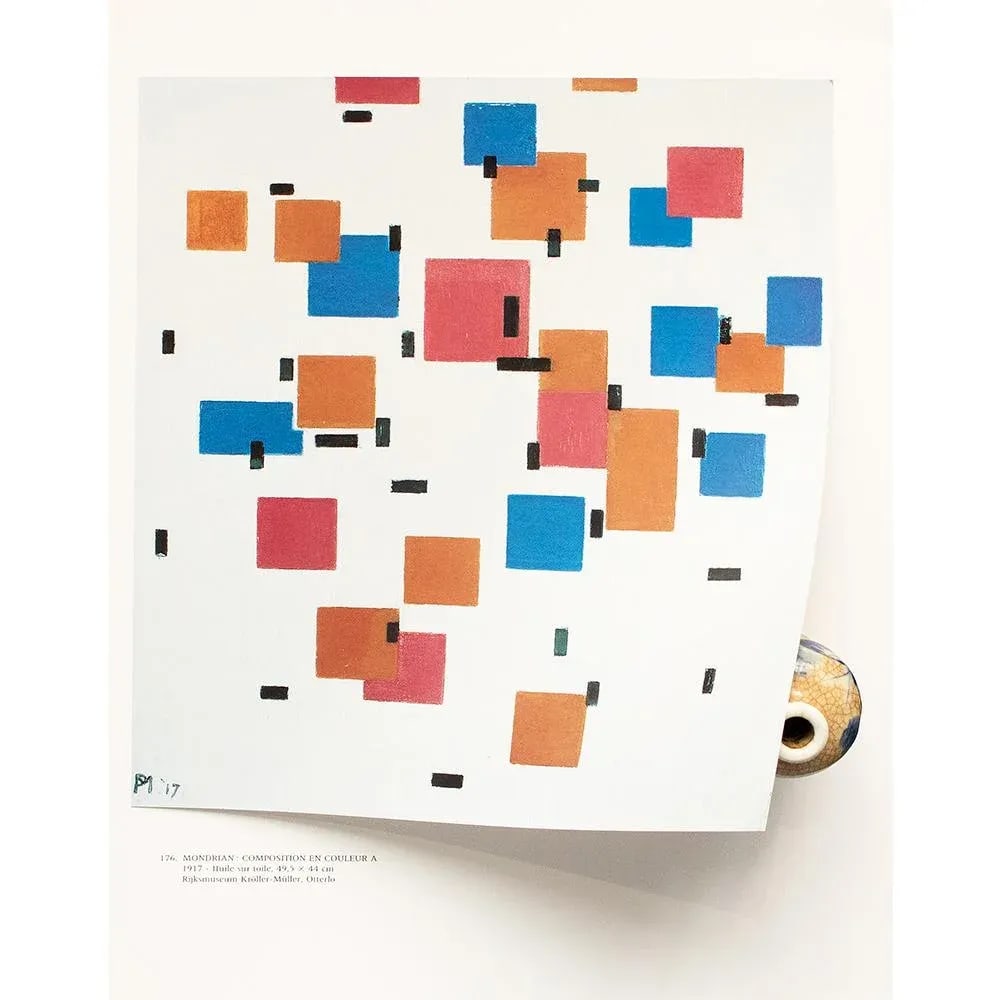 1991 After Piet Mondrian "Composition in Color A", Full-Color Parisian Print - 4