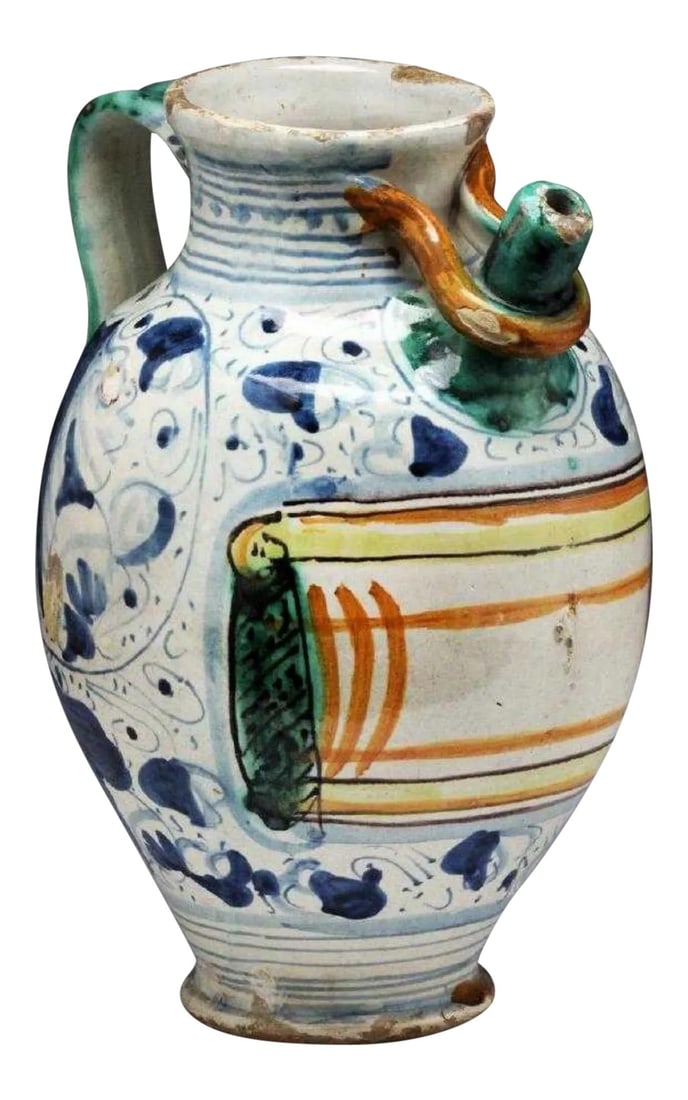 Italian 18th C. Majolica Wet Drug or Syrup Jar (1 of 10)