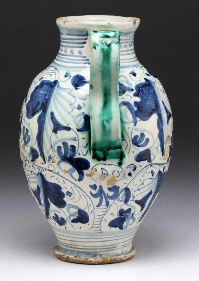 Italian 18th C. Majolica Wet Drug or Syrup Jar - 4