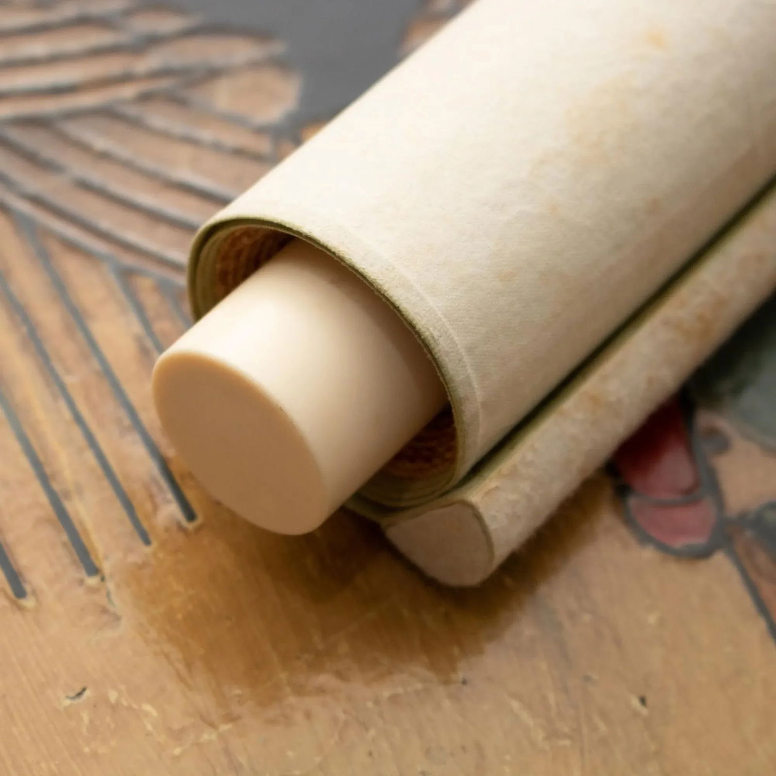 Post-1940 Showa Japanese Silk Scroll Painting "Peony Flower and Sakura" - 10