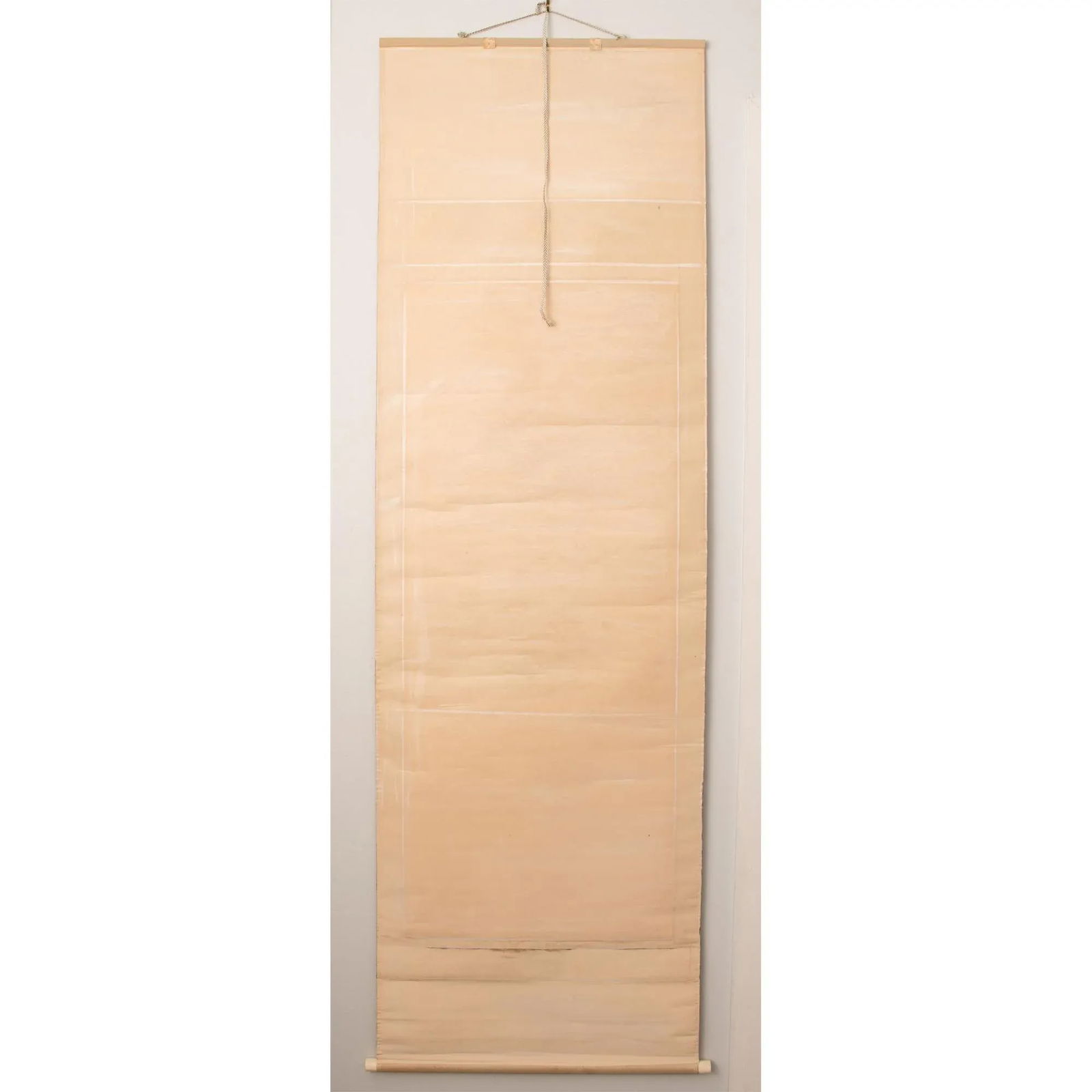 Early Showa Era Japanese Monochrome Scroll Painting "Sparrow and Camellia" - 9