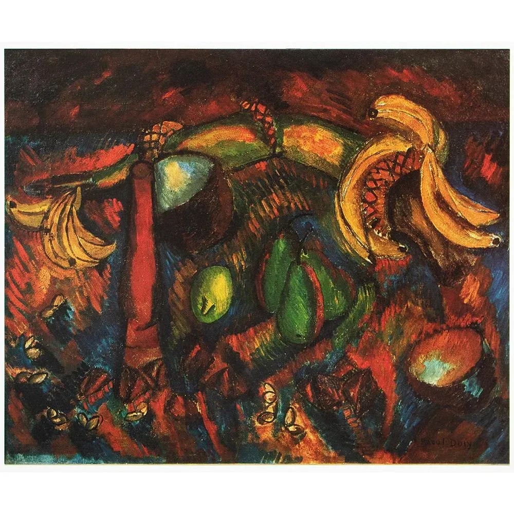 1970 After Raoul Dufy "Still Life With Fruits", Full-Color Parisian Print - 7