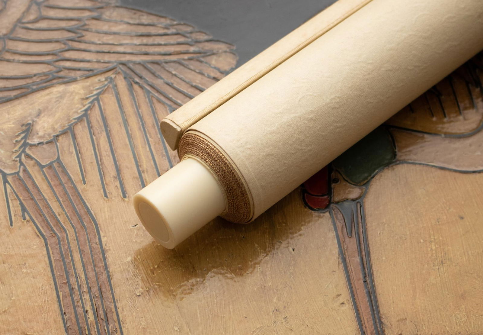 1920s Taisho to Early Showa Era Japanese Watercolor Scroll Painting, "Landscape With River" - 11