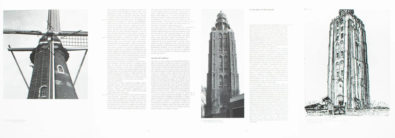 XL 1991 After Piet Mondrian "Towers and Windmill", Full-Color Parisian Print - 7