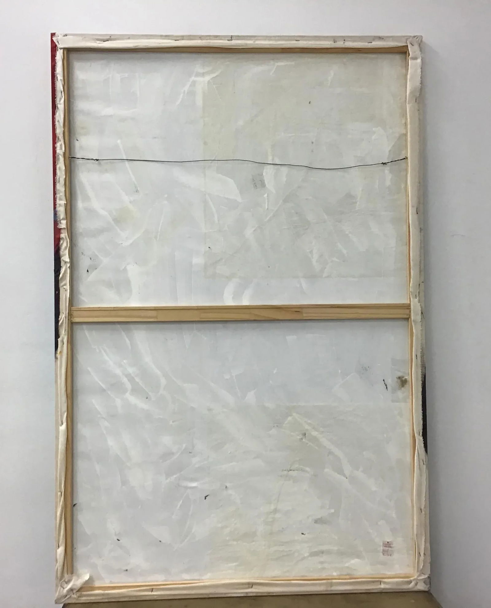 Large Abstract Oil on Canvas Painting, Signed - 6