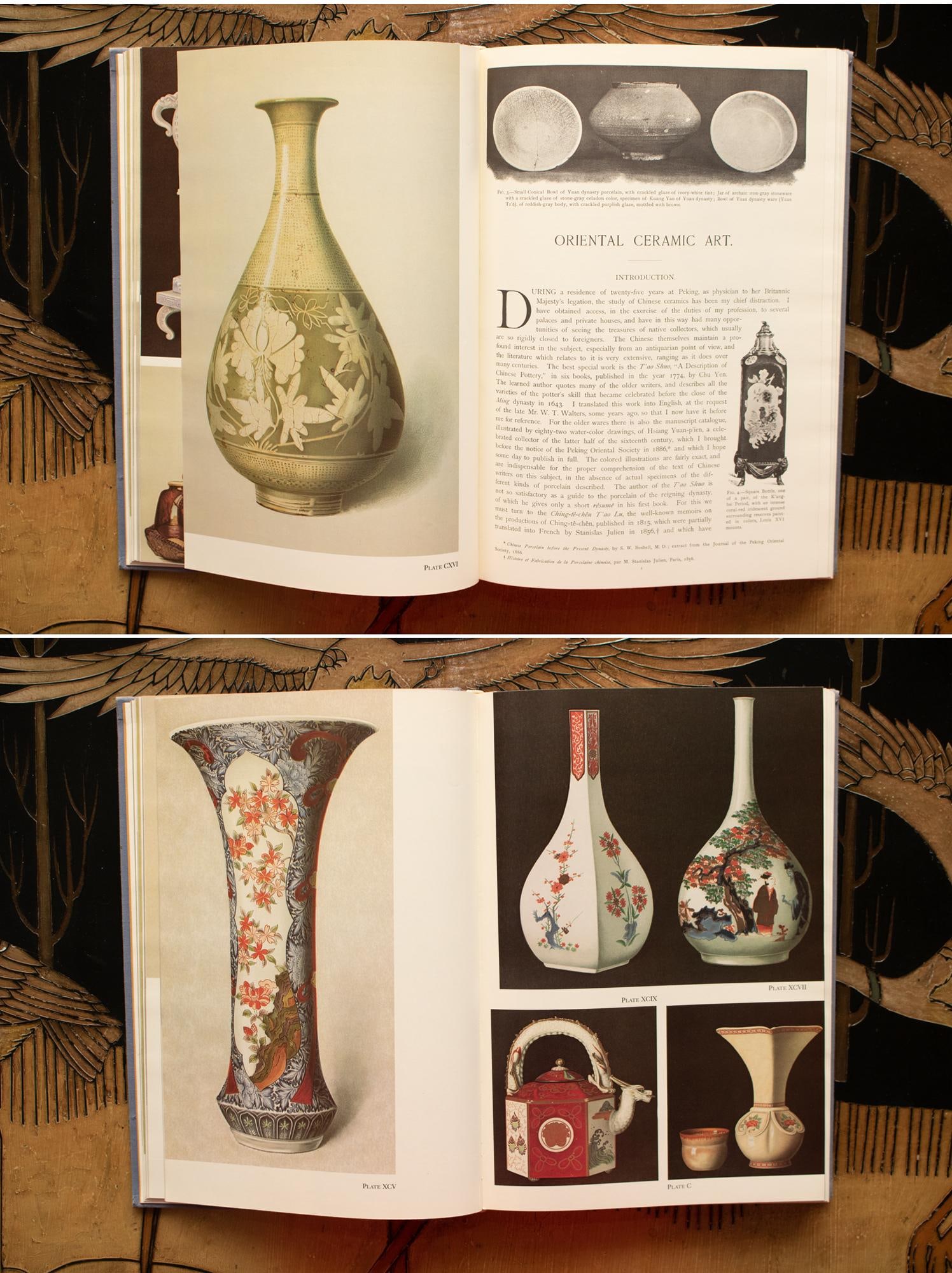 Oriental Ceramic Art (1896), Edition of 1980, Large Coffee Table Book - 2