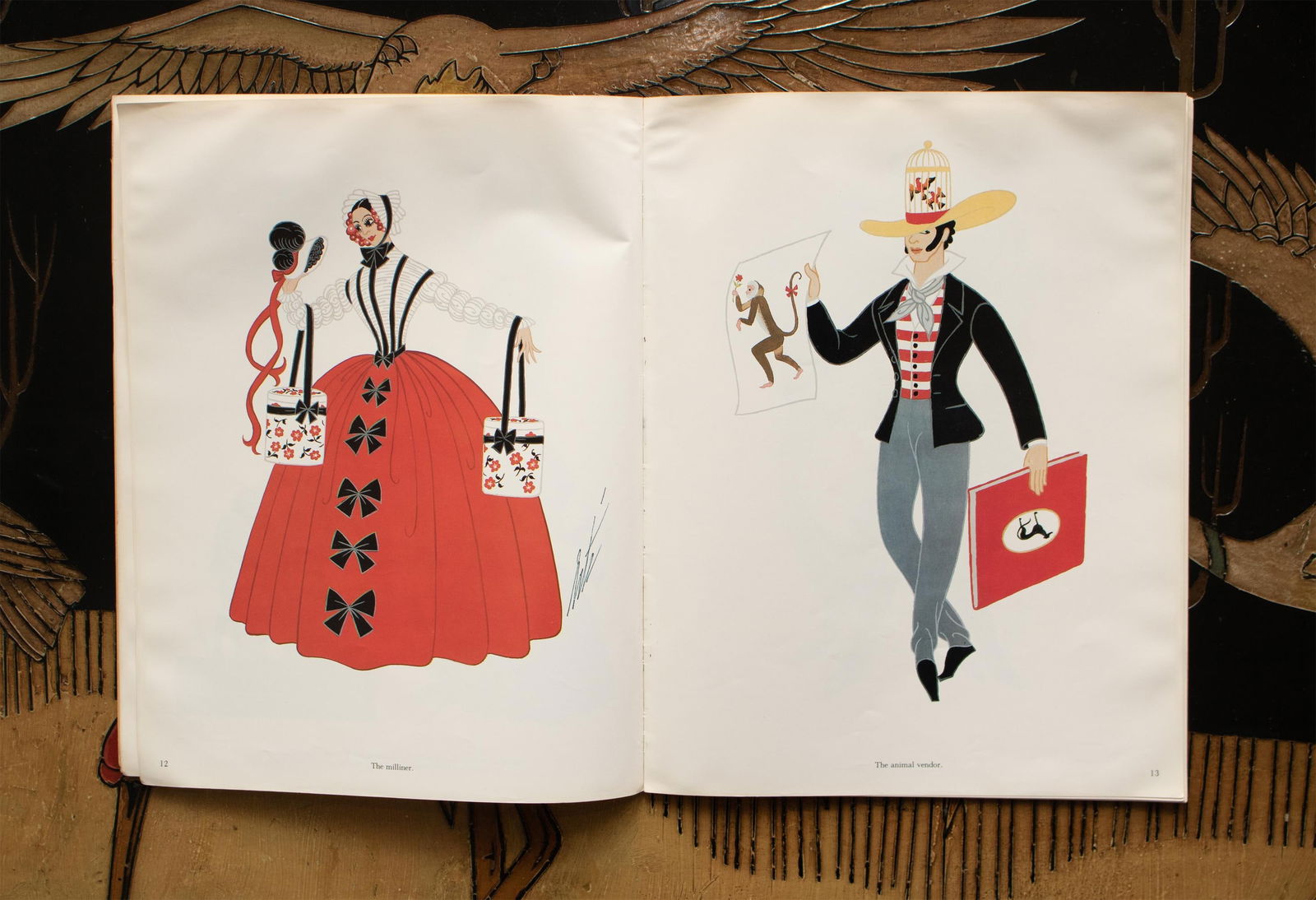 Erte's Costumes and Sets for Der Rosenkavalier, 1980 Art Book With Full Color Prints for Framing - 10