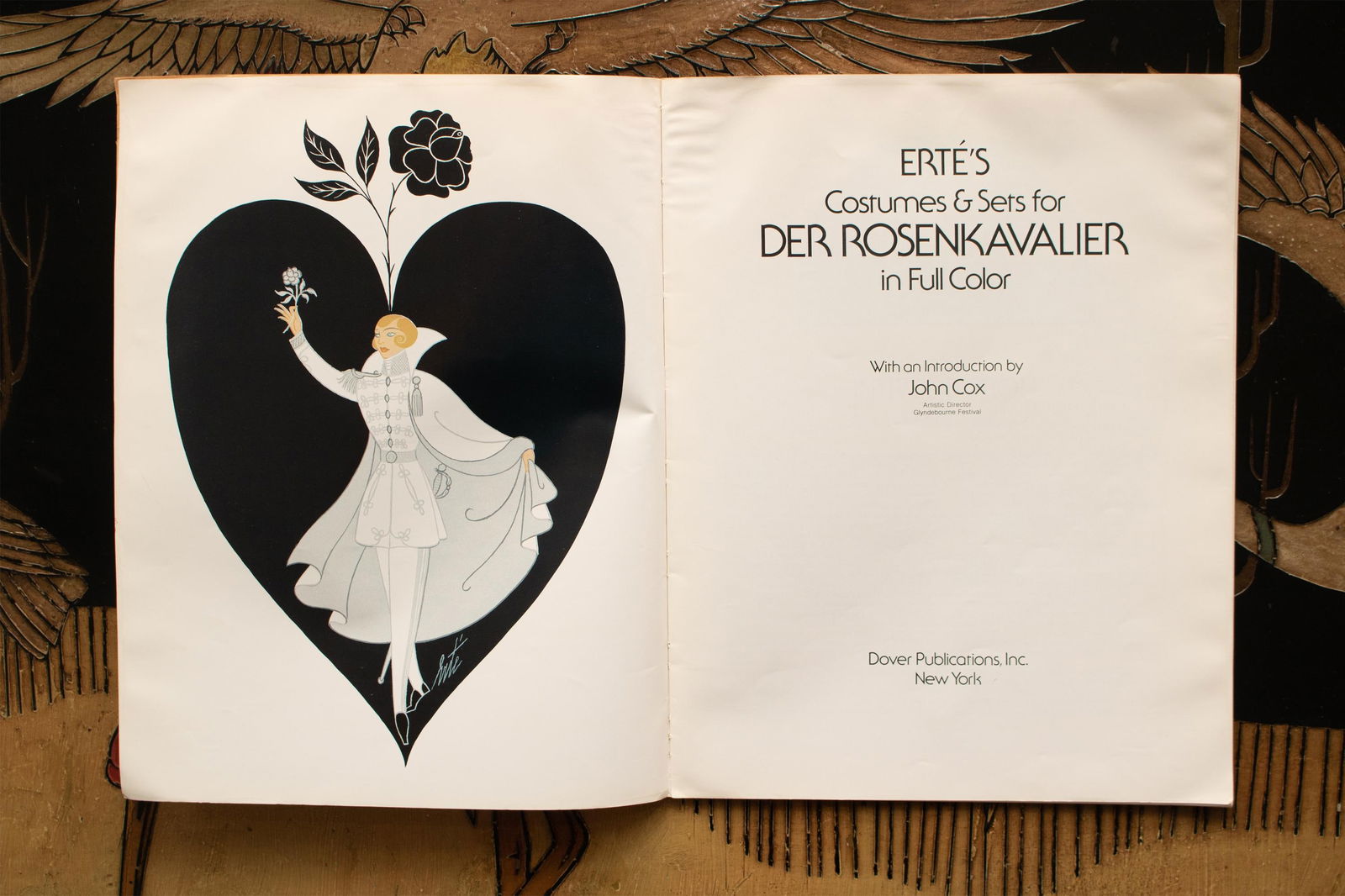 Erte's Costumes and Sets for Der Rosenkavalier, 1980 Art Book With Full Color Prints for Framing - 2