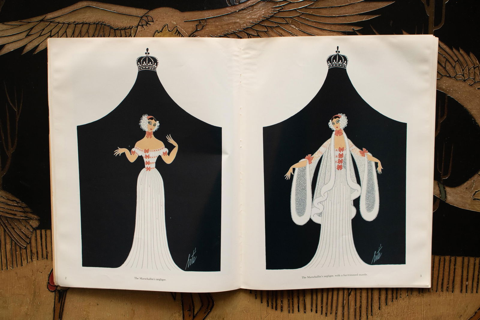 Erte's Costumes and Sets for Der Rosenkavalier, 1980 Art Book With Full Color Prints for Framing - 3