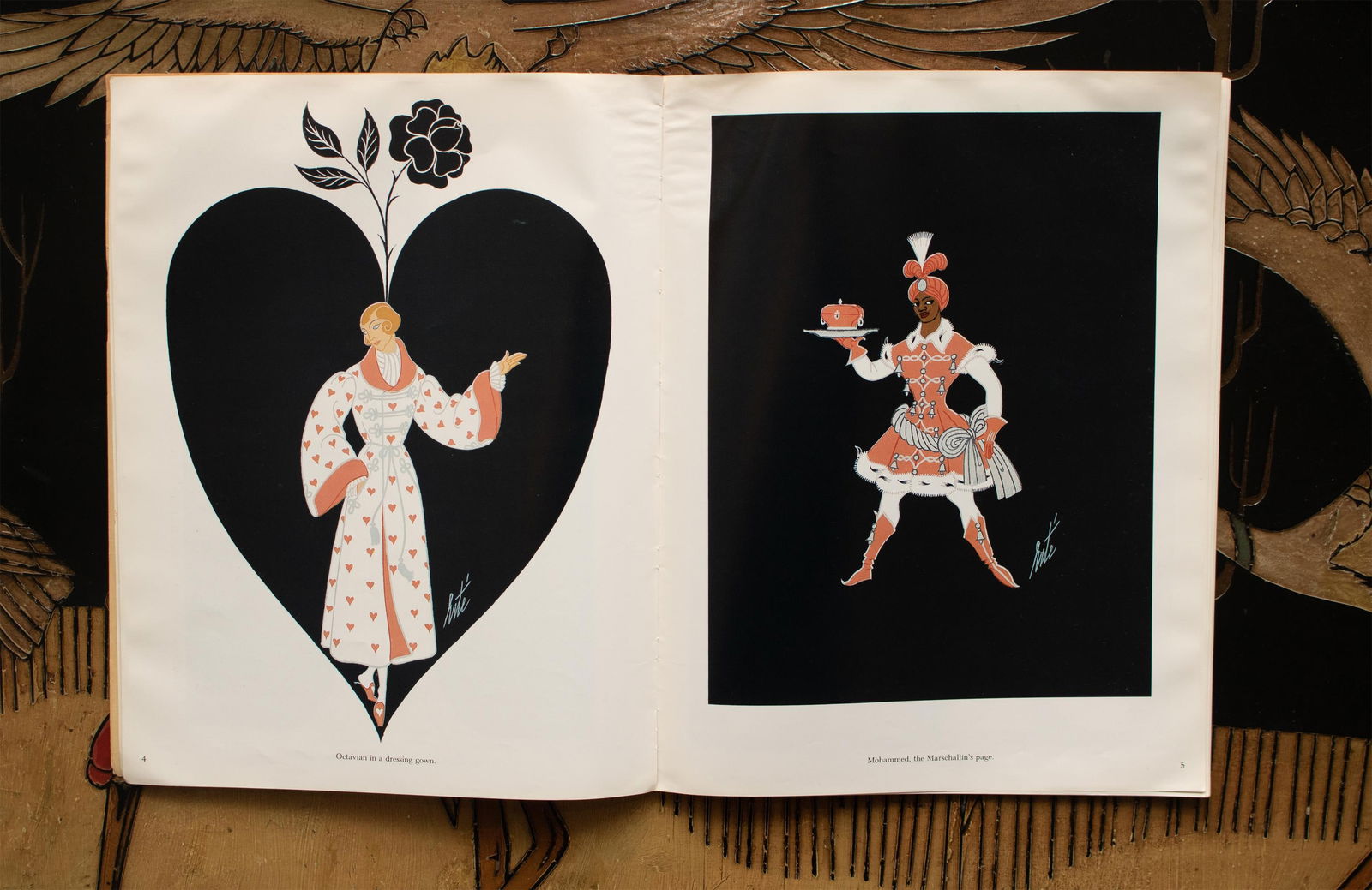 Erte's Costumes and Sets for Der Rosenkavalier, 1980 Art Book With Full Color Prints for Framing - 4