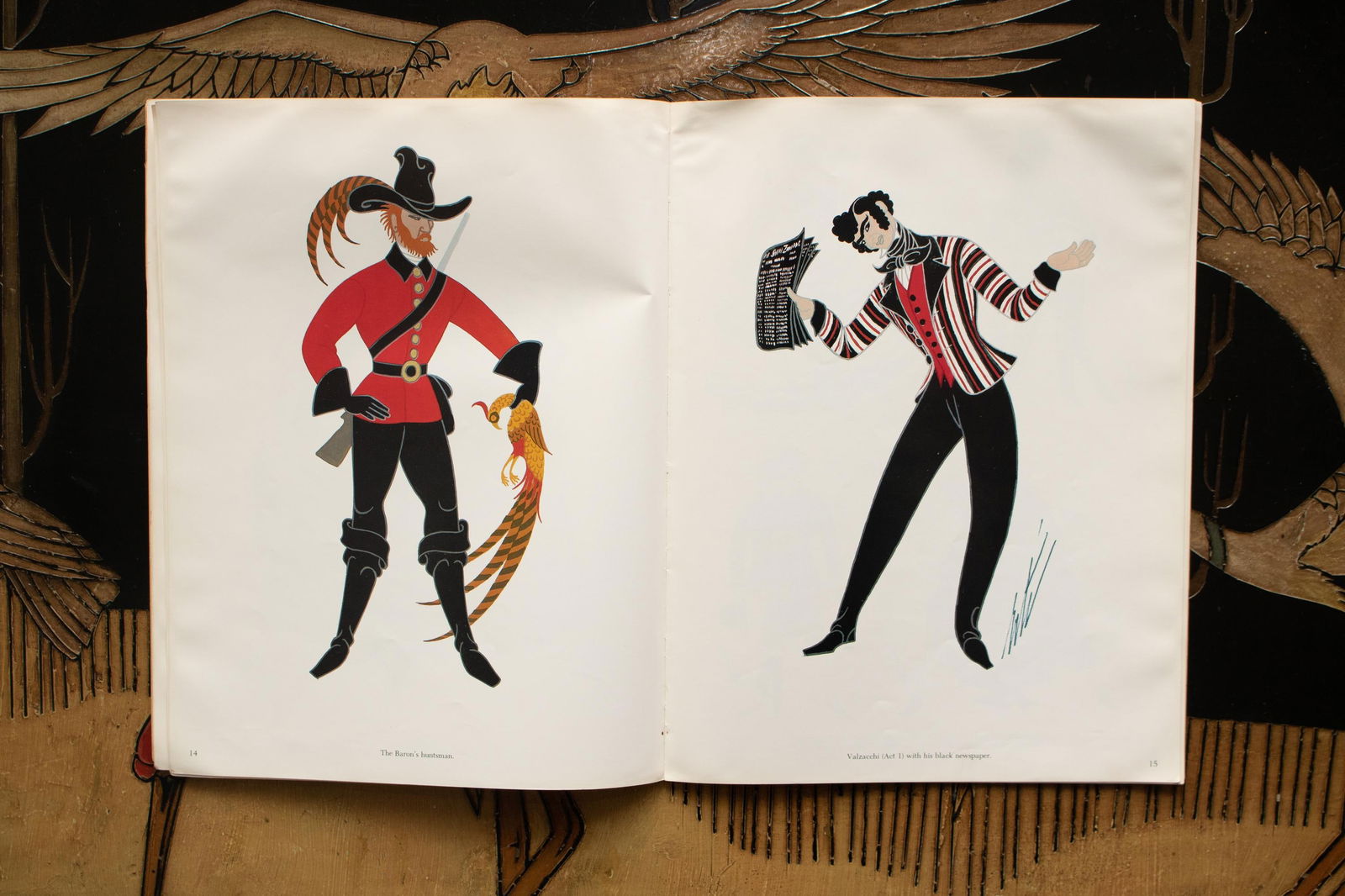 Erte's Costumes and Sets for Der Rosenkavalier, 1980 Art Book With Full Color Prints for Framing - 9
