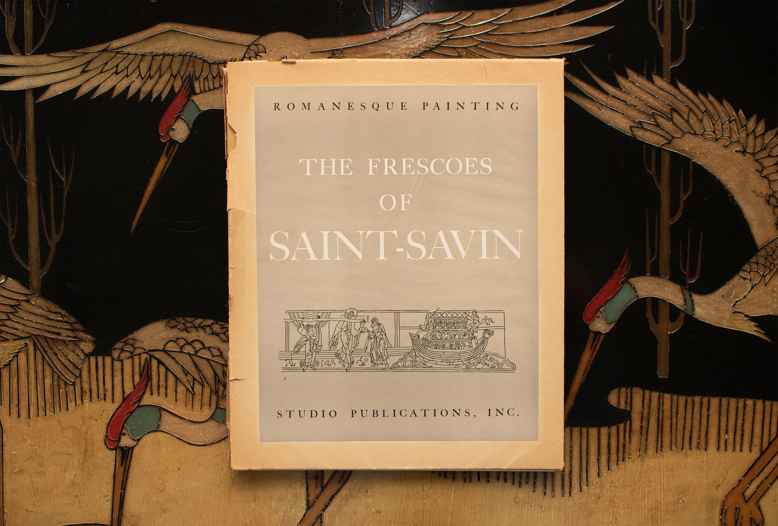 The Frescos of Saint-Savin, 1944 Art Book With 20 Full-Color Inserted Prints - 10