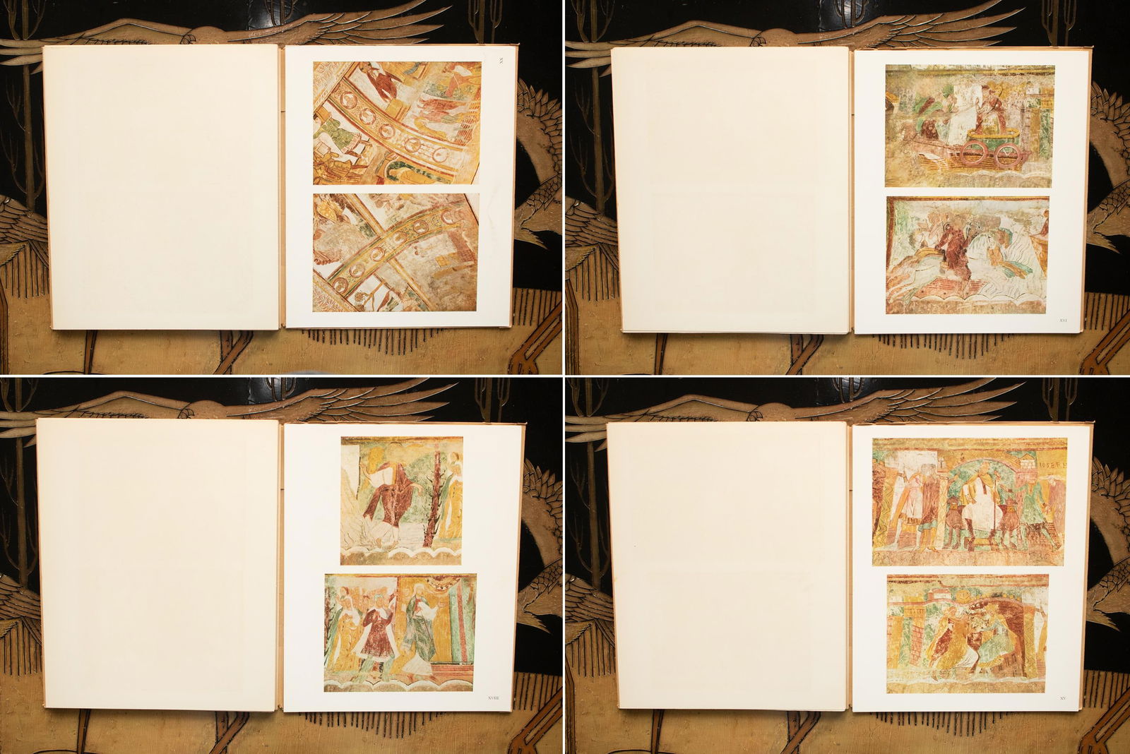 The Frescos of Saint-Savin, 1944 Art Book With 20 Full-Color Inserted Prints - 3