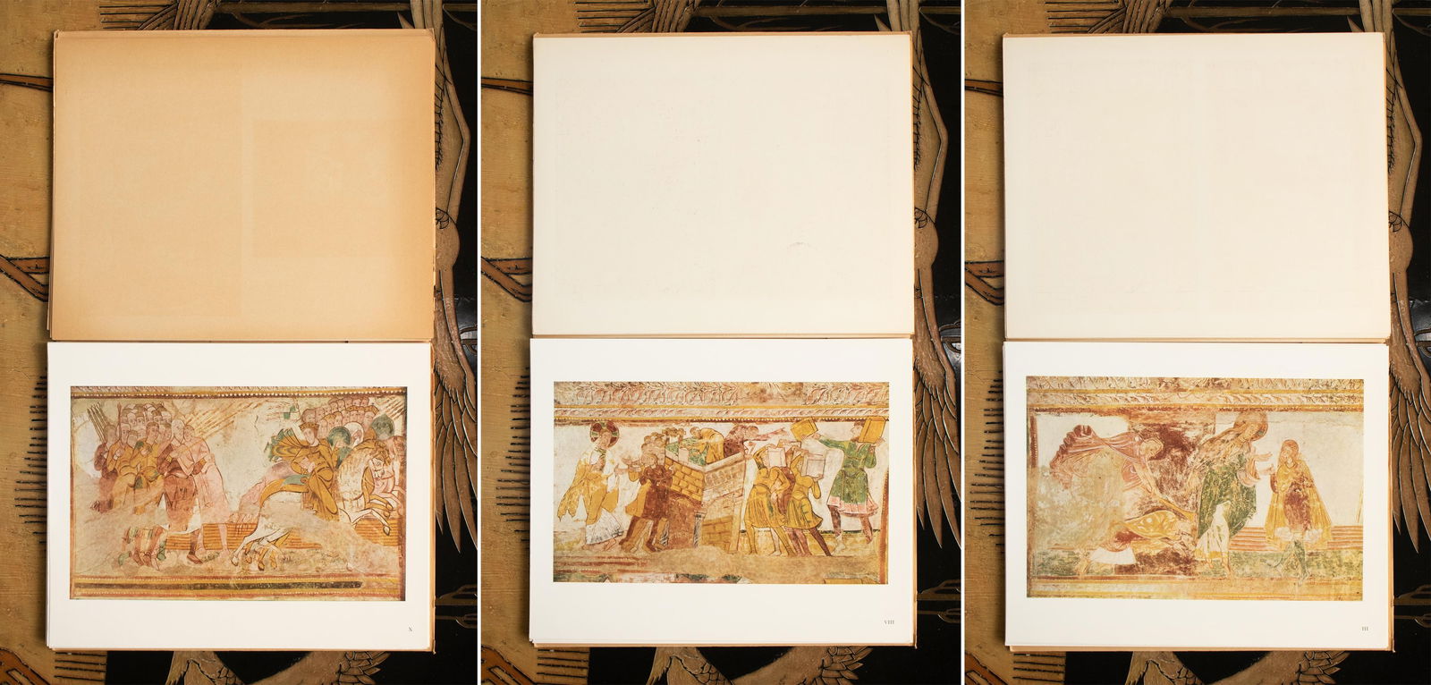 The Frescos of Saint-Savin, 1944 Art Book With 20 Full-Color Inserted Prints - 5