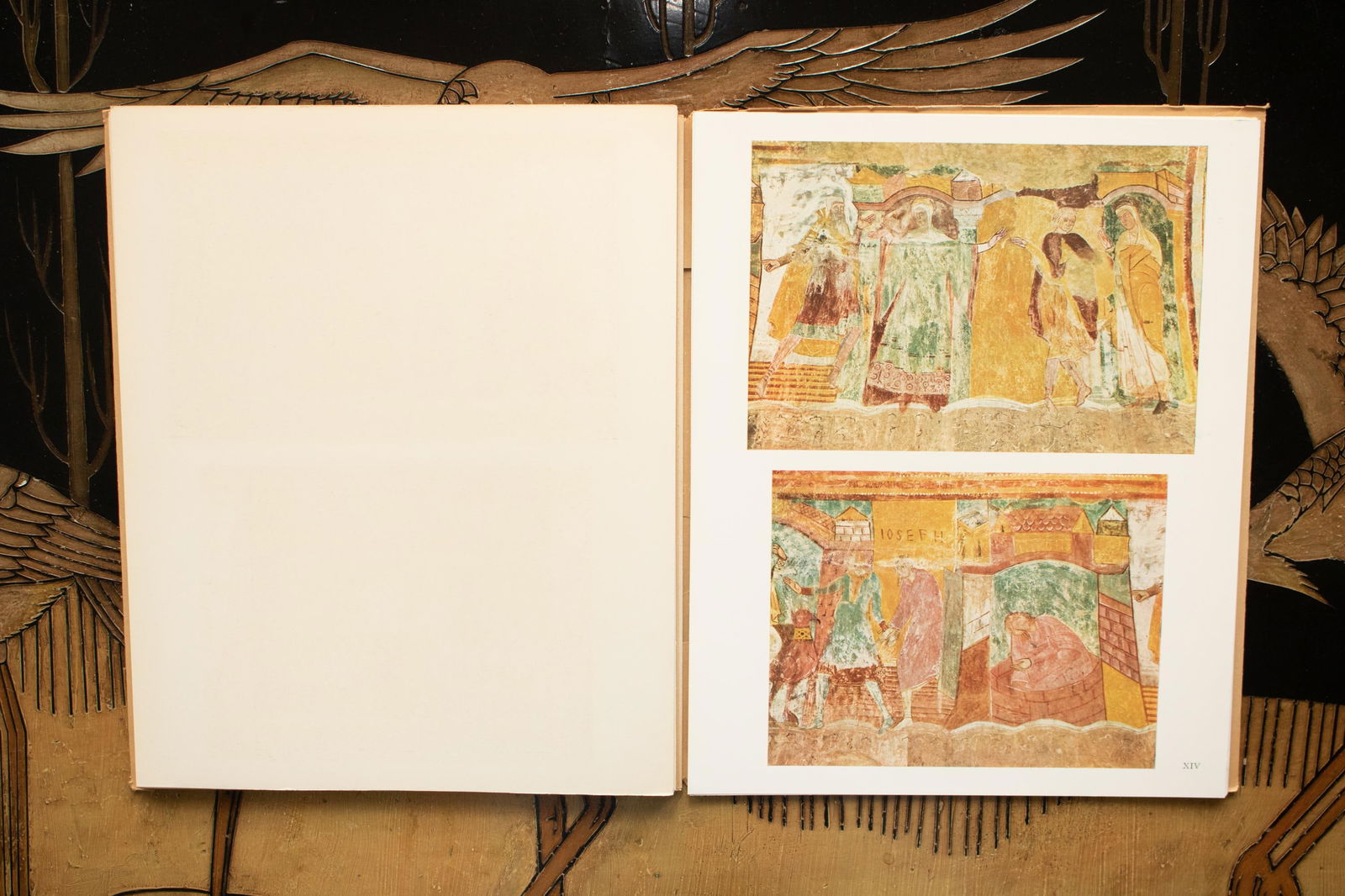 The Frescos of Saint-Savin, 1944 Art Book With 20 Full-Color Inserted Prints - 6