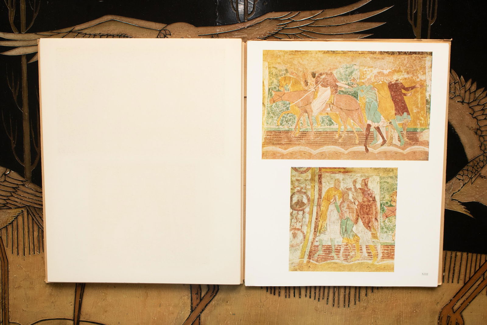 The Frescos of Saint-Savin, 1944 Art Book With 20 Full-Color Inserted Prints - 7